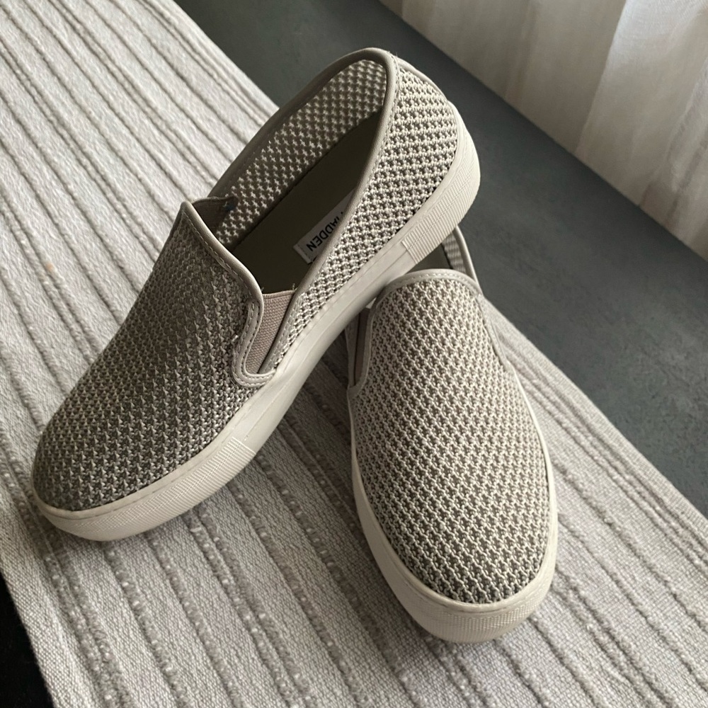Almost new.  Women’s  Slip-On’s Steve Madden.